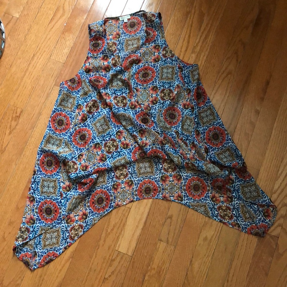 Lily White Flowy Top